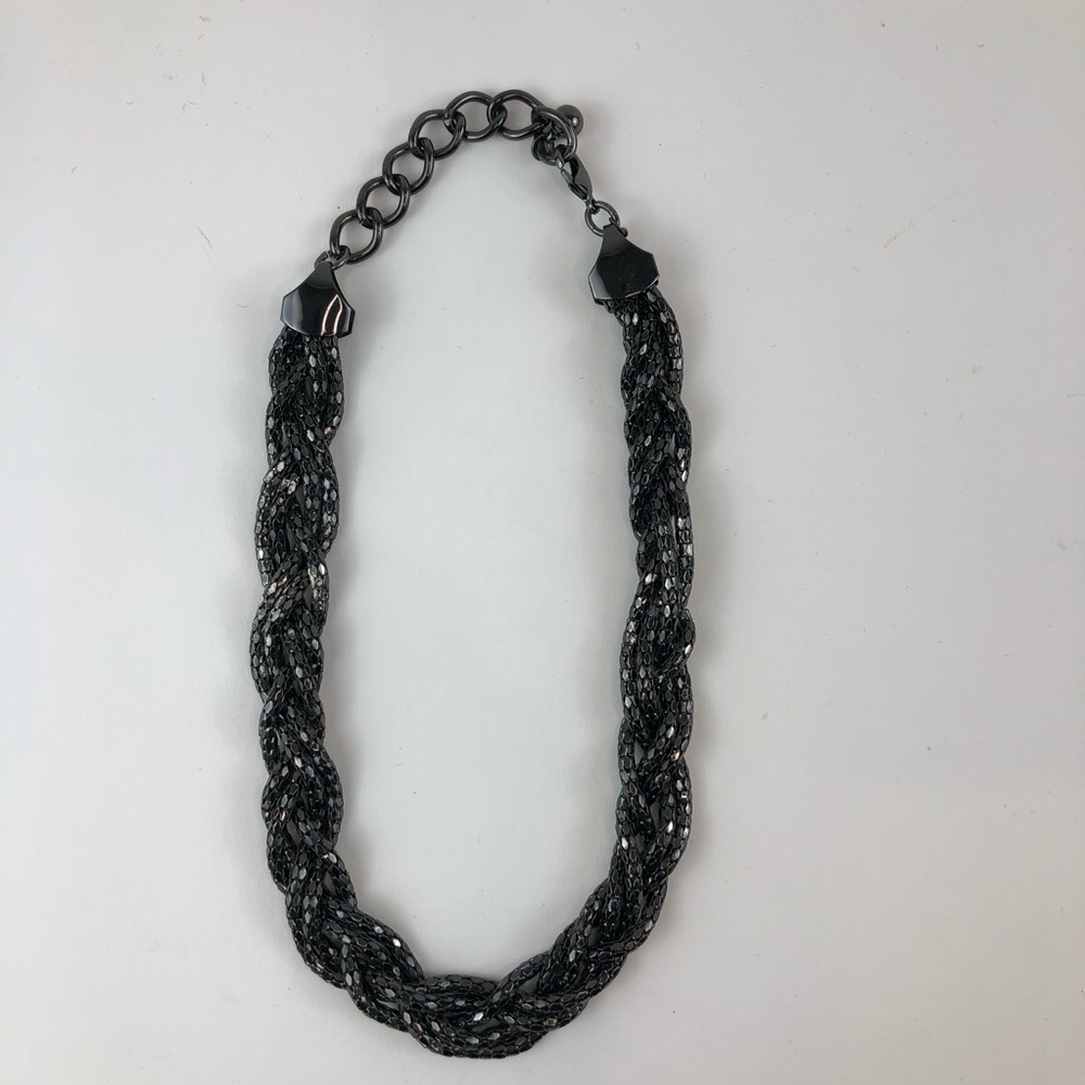 Express Black Statement 7” Necklace
